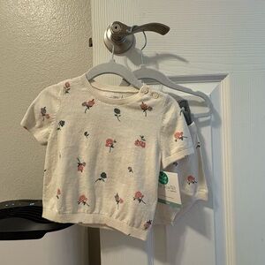 Little Planet by Carters Adorable Kids Floral Knit Set